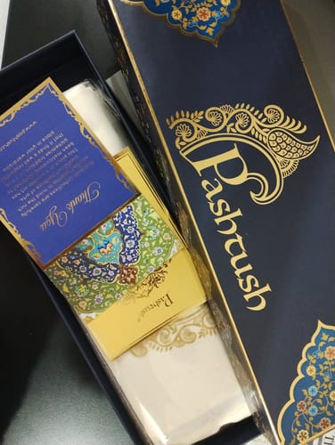 Customer photo review of Pashtush Mens Thick Shawl Gents Lohi Woven Kinauri Design Full Mens Size.