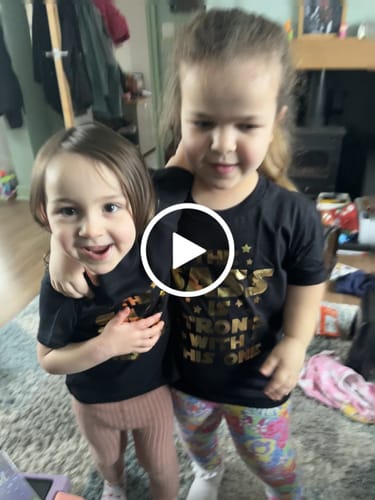 Customer video review of Sass Is Strong Star Galaxy Kids T-Shirt
