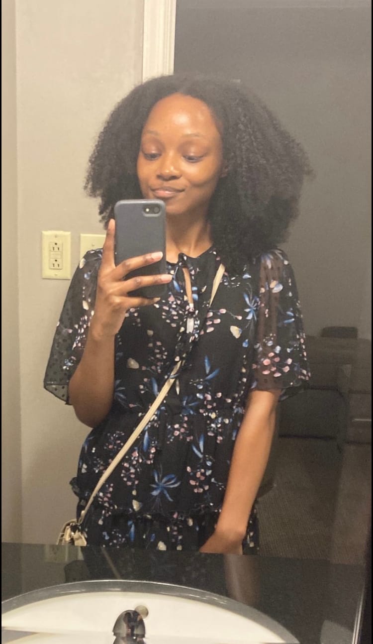 Customer photo review of Multi-Texture Kinky Curly U Part Wigs AU17