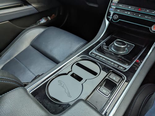 Customer photo review of Jaguar Cup Holder Cover - XE / F Pace