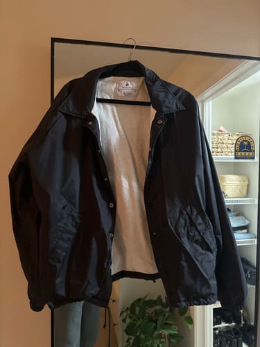 Customer photo review of Vintage Trimark Jacket Mens XL Coaches Coat Casual