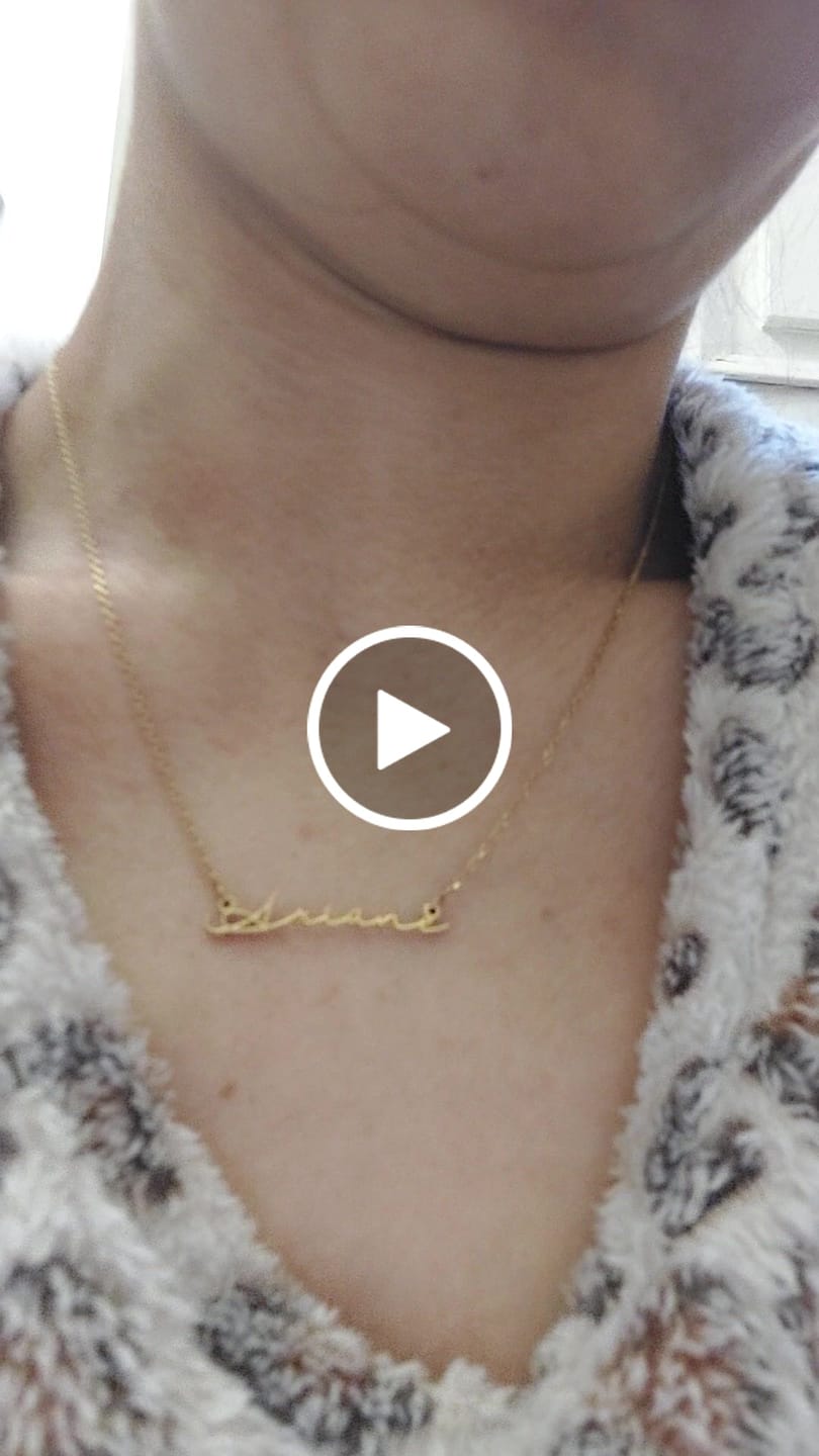 Customer video review of Collar My Name