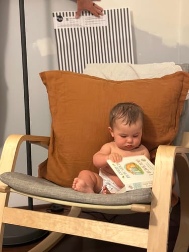 Customer photo review of Petite Stripe In Vintage Wallpaper