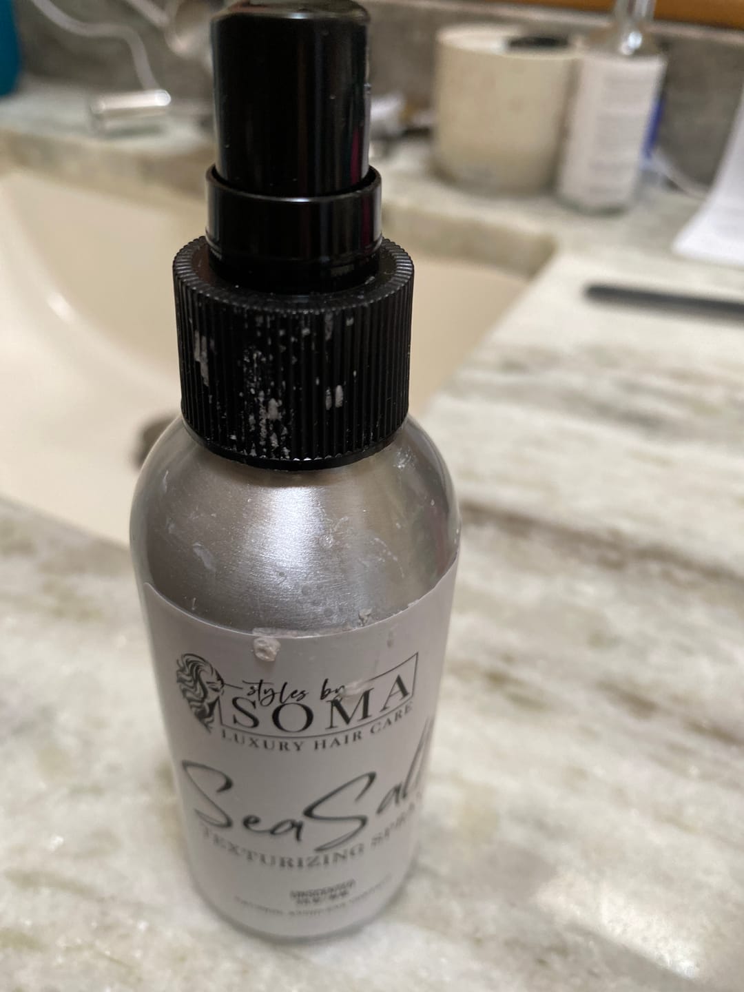 Customer photo review of SEA SALT Texturizing Spray