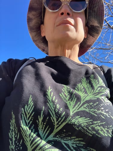 Customer photo review of Cedar Crewneck