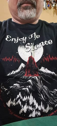 Customer photo review of Playera Enjoy The Silence Depeche Mode