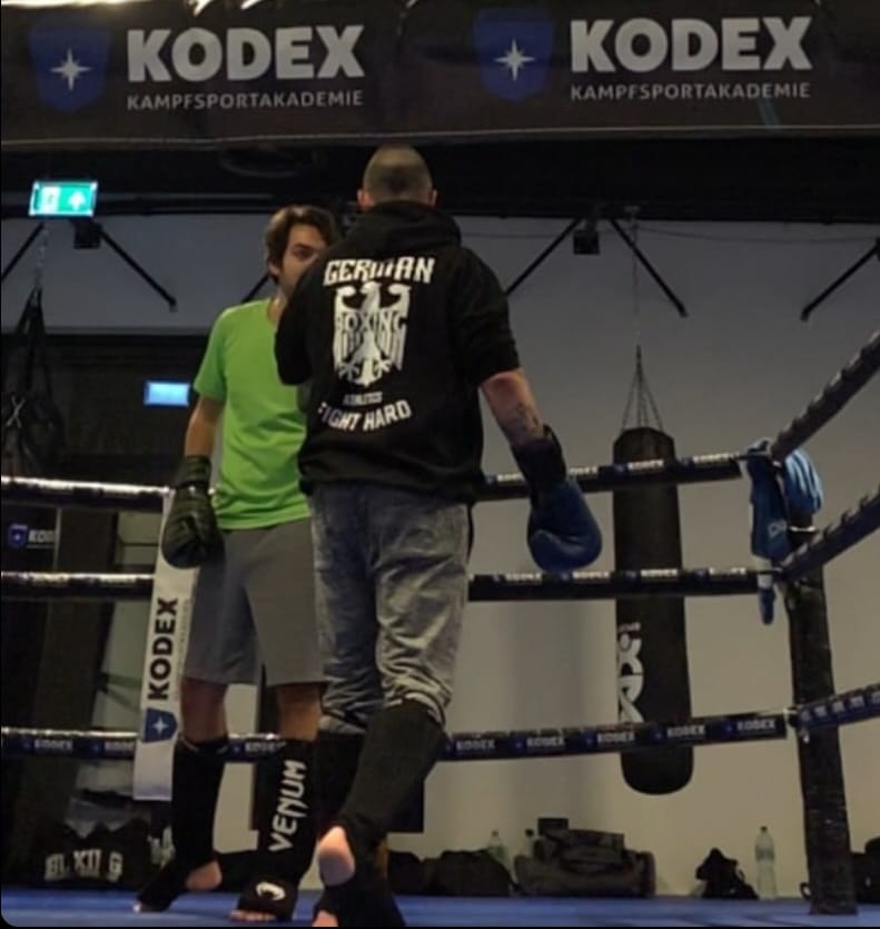 Customer photo review of GERMAN BOXING ATHLETICS HOODIE (BACKPRINT)
