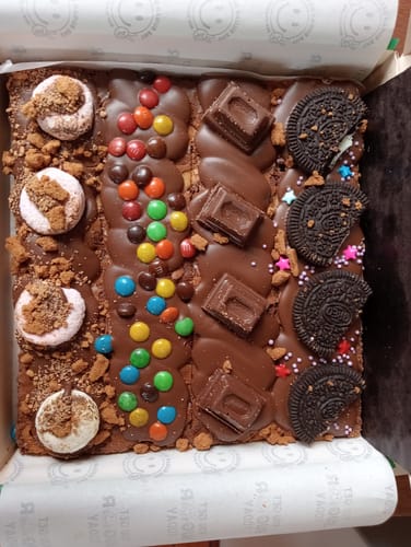 Customer photo review of Peanut butter brownie