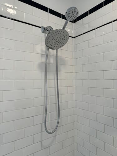 Customer photo review of 1-Spray Dual Shower Head Set