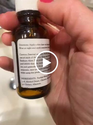 Customer video review of PURIFYING SERUM
