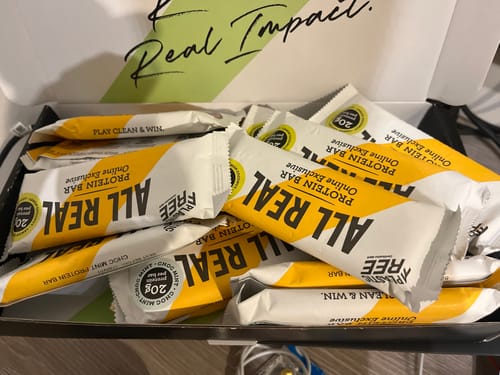 Customer photo review of Lemon Coconut Protein Bar