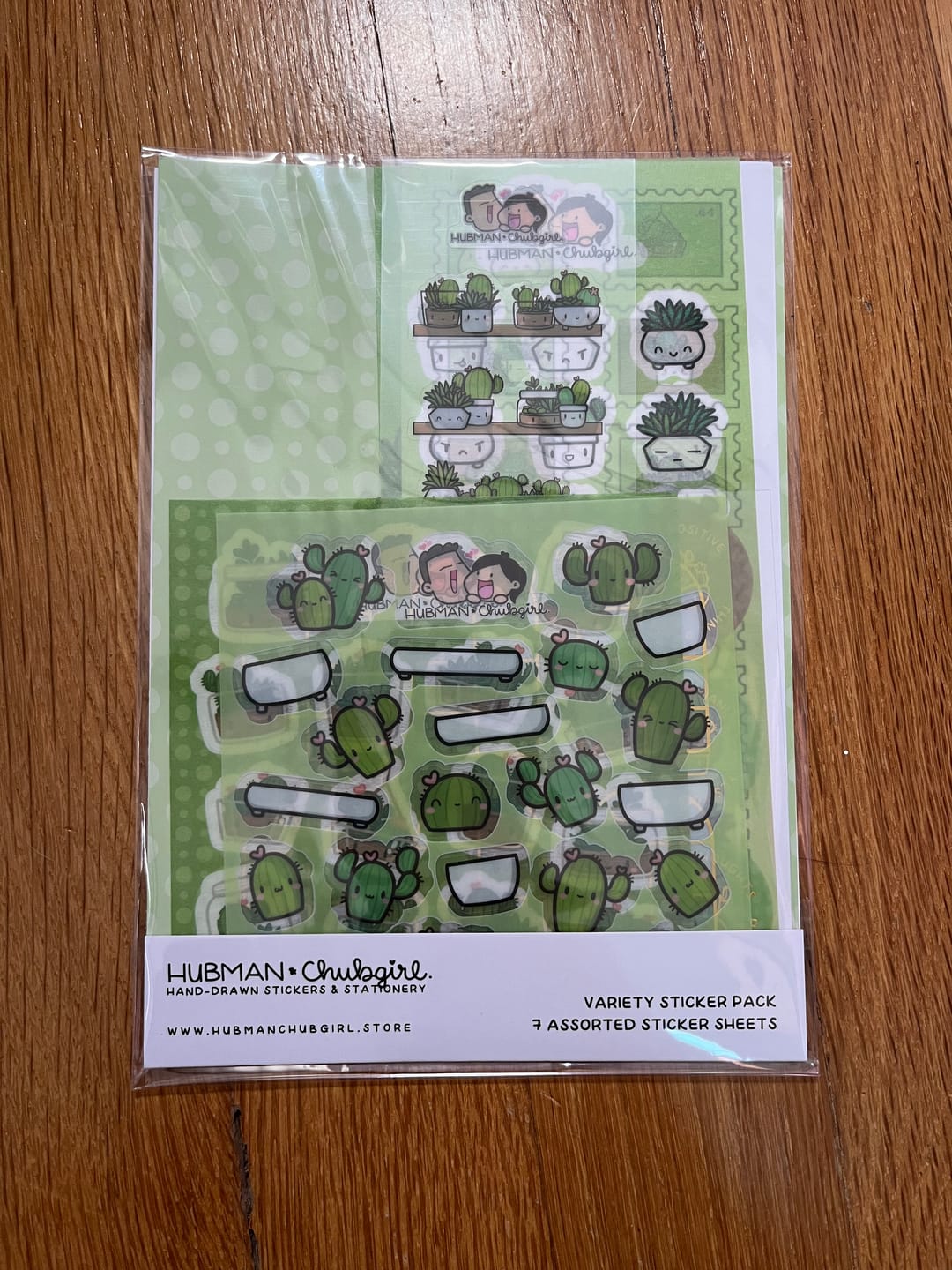 Customer photo review of Cozy Plants Variety Sticker Pack
