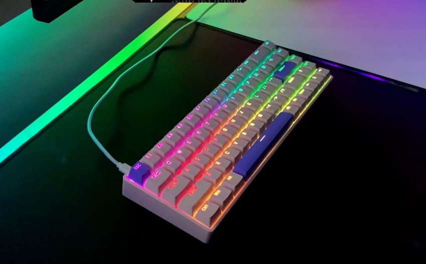 Customer photo review of DrunkDeer G65 - Wired Actuation-Distance-Adjustable Magnetic Switch Gaming Keyboard