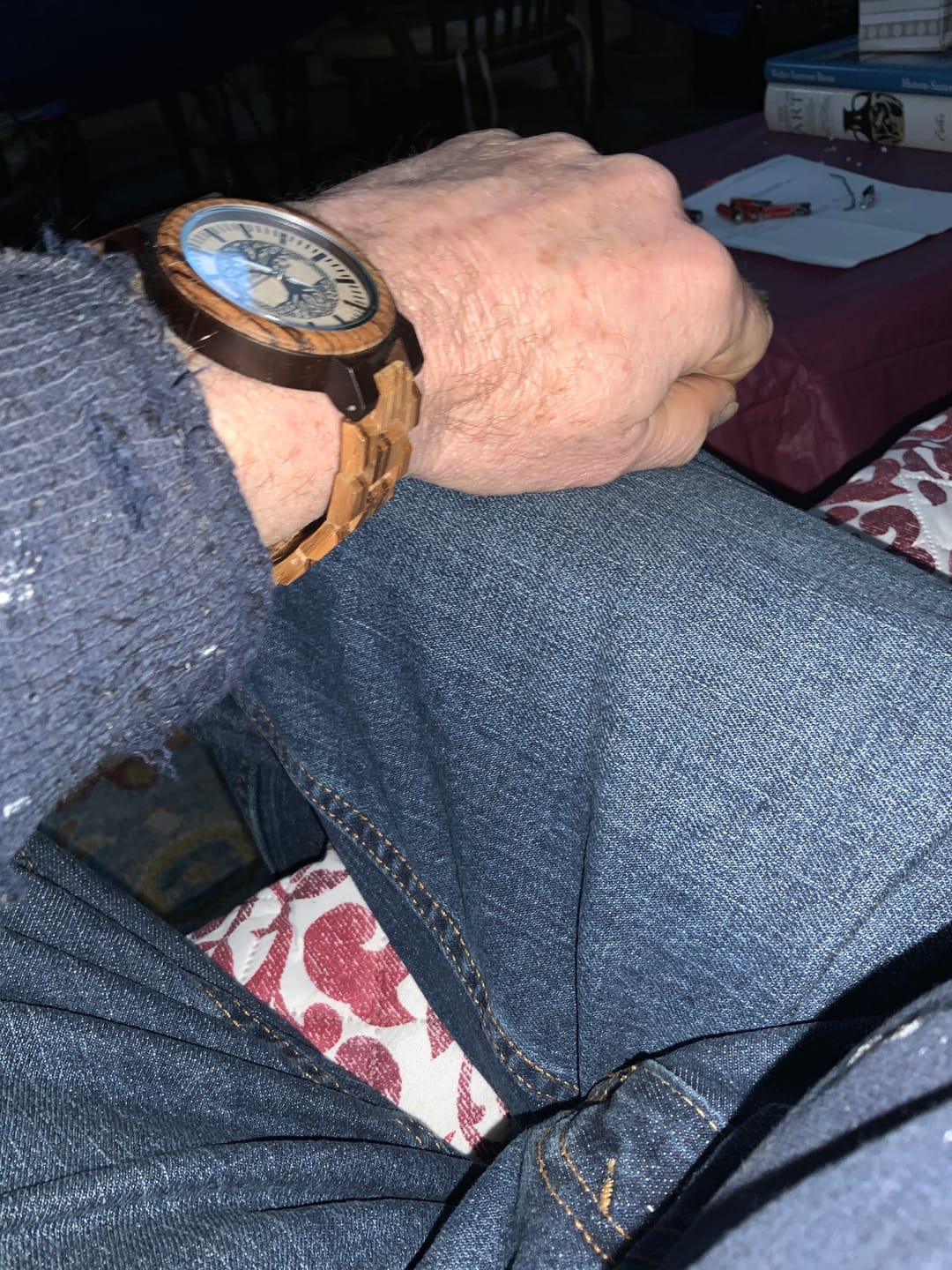 Customer photo review of Personalized Tree Of Life Wooden Watch