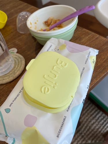 Customer photo review of 12 Pack of Probiotic Baby Wipes