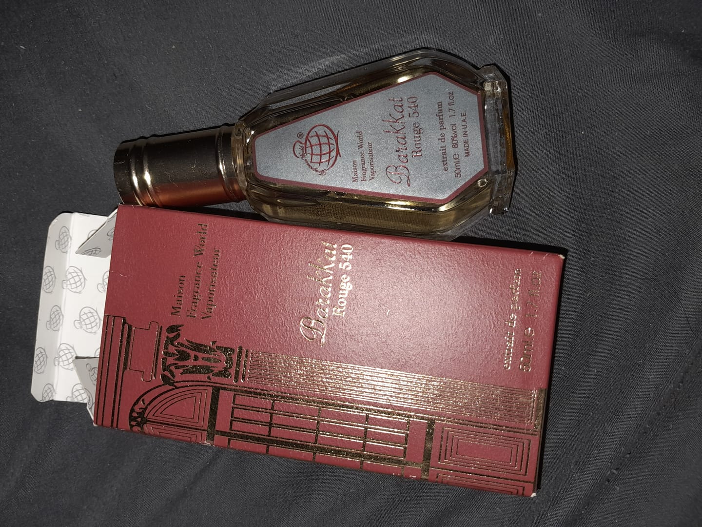 Customer photo review of Barakkat Rouge 540 Extrait edp 50ml