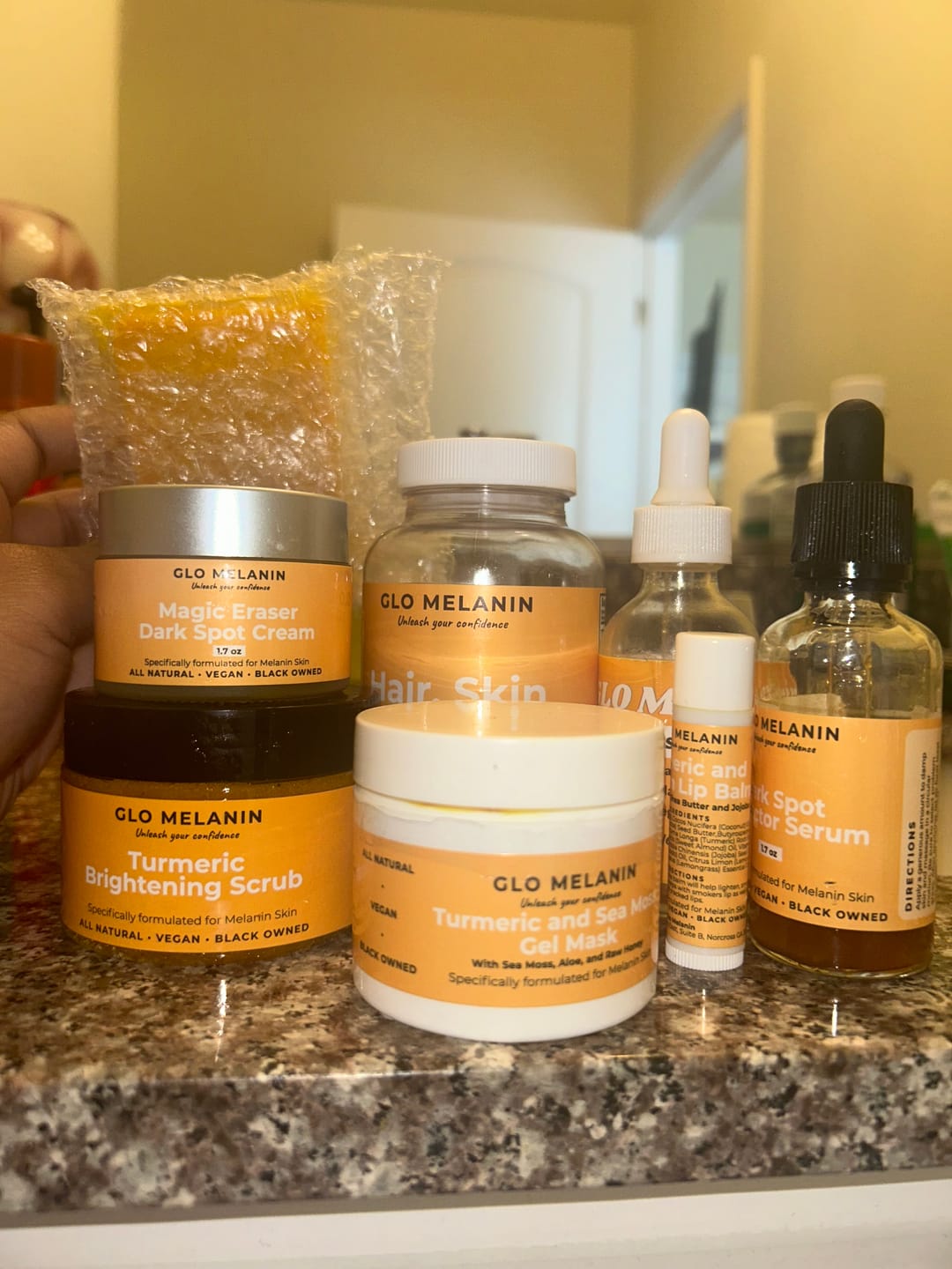 Customer photo review of Magic Eraser Dark Spot Cream