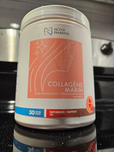 Carole-ann L. review of Nova Pharma - Collagène Marin + Acide Hyaluronique 390g image 1 out of 1
