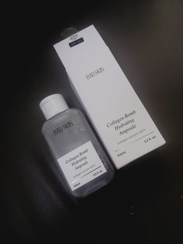 Customer photo review of Bad Skin™ Korean Collagen Bomb Hydrating Ampoule
