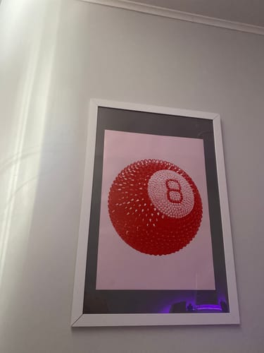 Customer photo review of 'Lucky Shot' art print