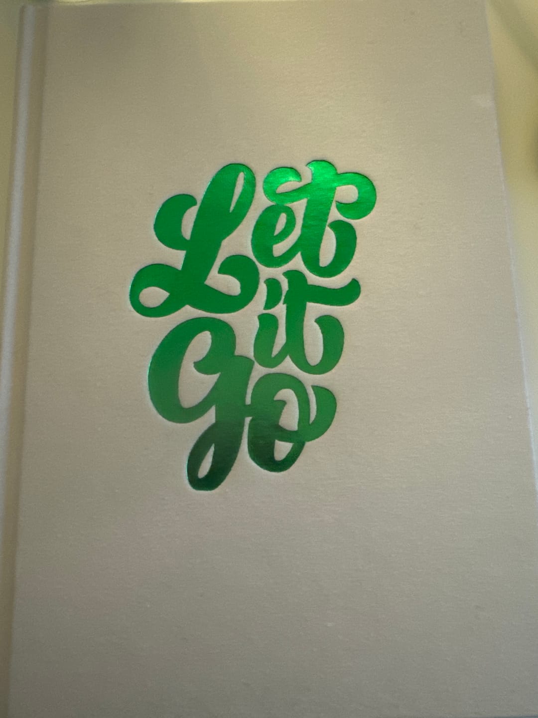 Customer photo review of Let It Go Journal