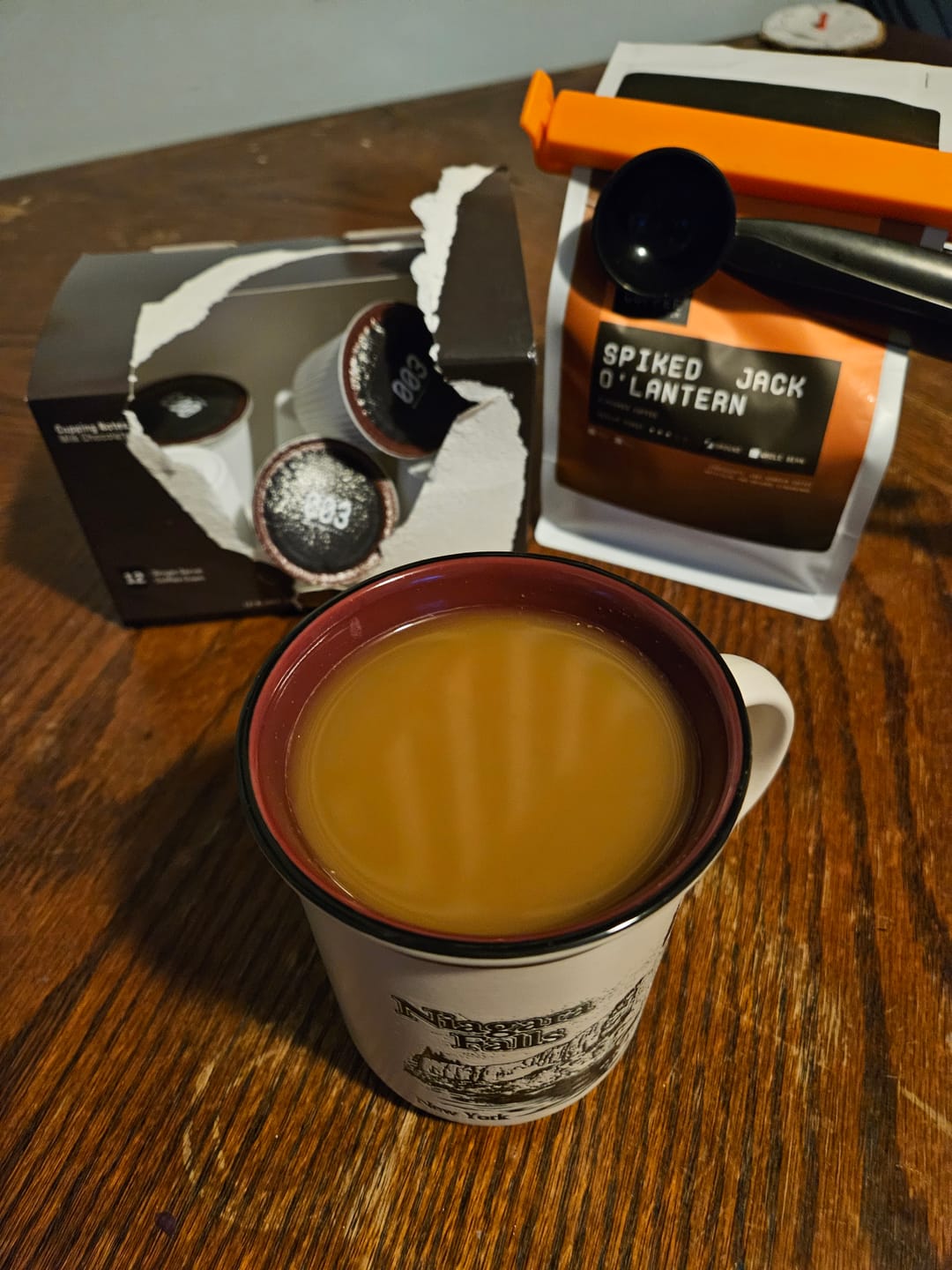 Customer photo review of Premium Medium Roast Kcups
