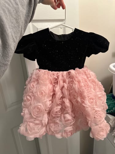 Customer photo review of Cute Baby Girl Christmas Dress Toddler Pageant First Birthday Princess Dress