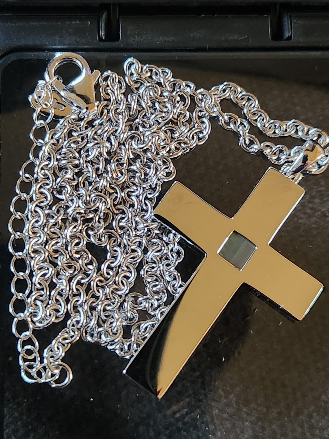 Customer photo review of The Cross Necklace