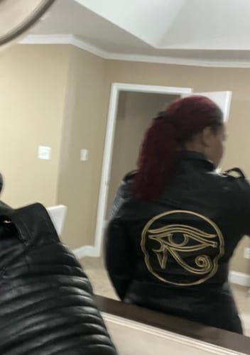 Customer photo review of 3rd Eye Cropped Moto Jacket