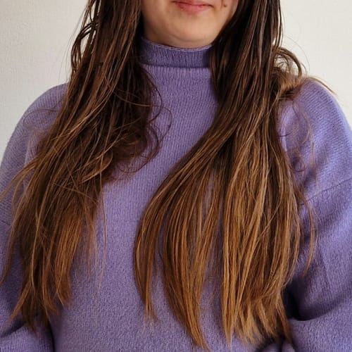 Customer photo review of Knit met Col Paars