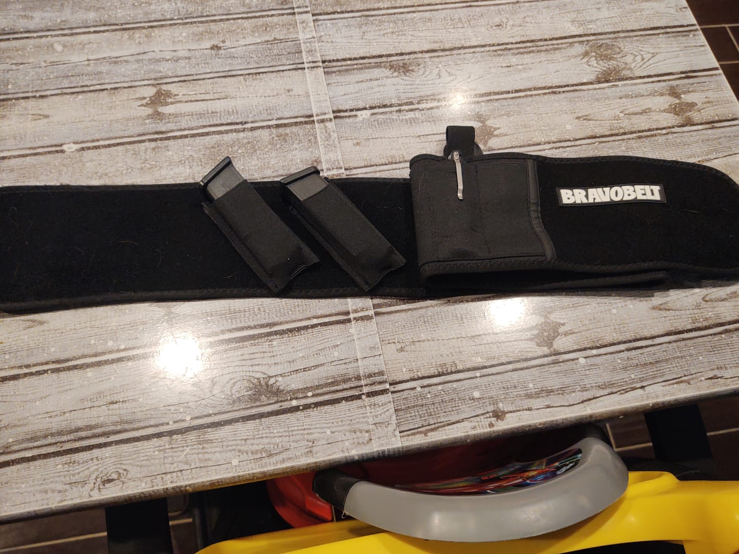 Customer photo review of Mag Carriers for Belly Band Holster - Quick Release - 2 Pack (Detachable)