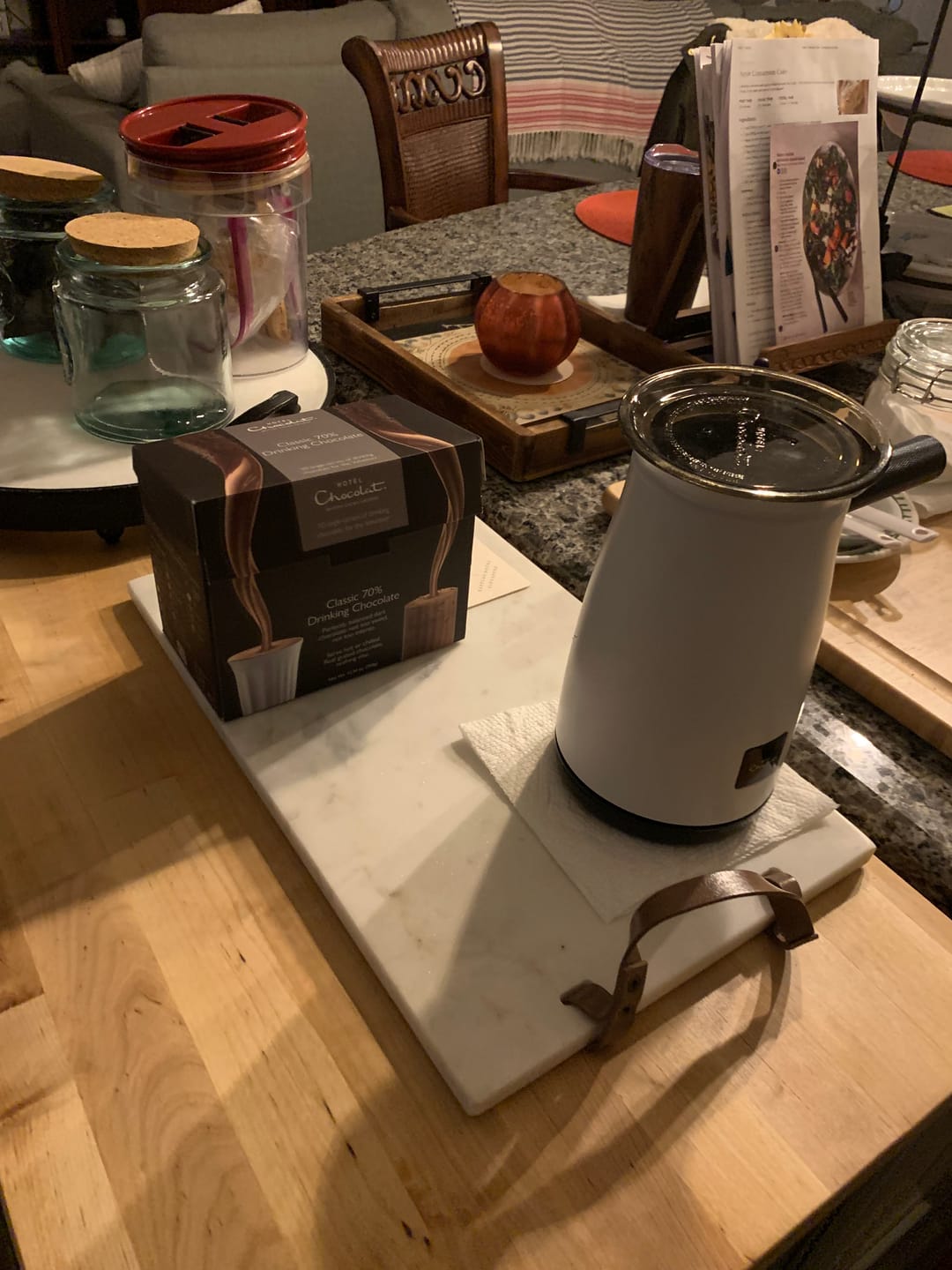 Customer photo review of Classic 70% Hot Chocolate Flakes