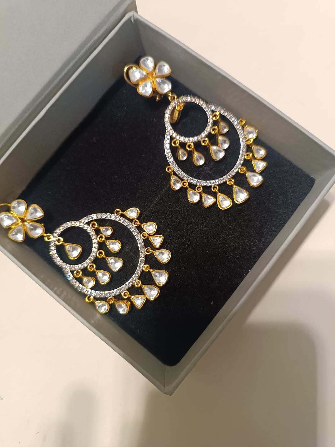 Customer photo review of Gold Rush Chandbaali