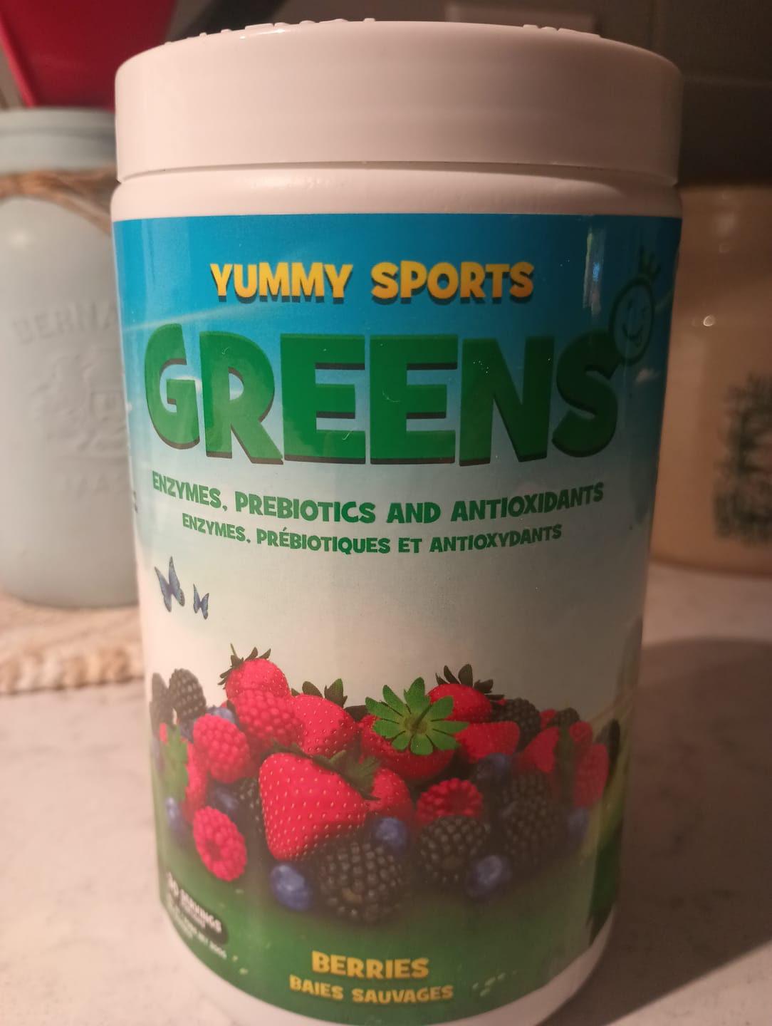 Customer photo review of Yummy Sports - Greens - 300g