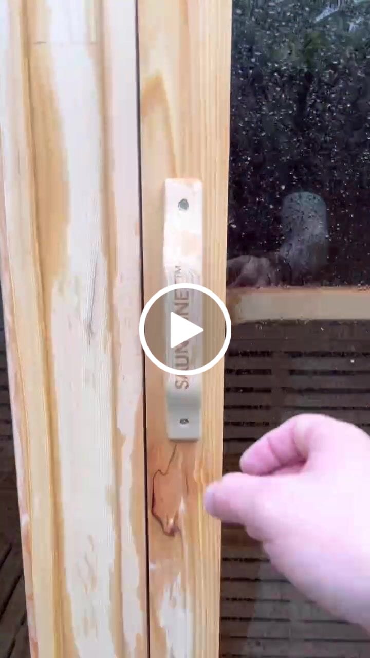 Customer video review of SAUNASNET® Outdoor Wood Sauna Room Square 05