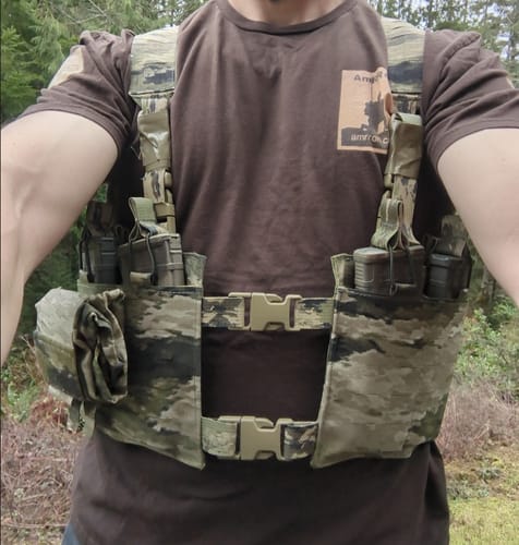 Customer photo review of AR Chest Rig Split Front 6 mag GRID