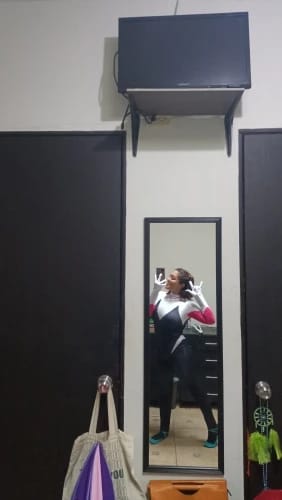 Customer photo review of Spider Gwen Costume Adult