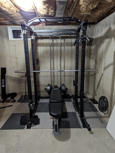 Customer photo review of Major Fitness PLM03 All-In-One Home Gym Power Rack