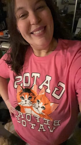 Customer photo review of Gatos Before Vatos Tee