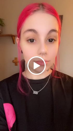 Customer video review of Linn's Dollie Darknight Black Contact Lenses(12 months of use)
