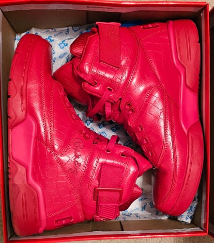 Customer photo review of Ewing Athletics Ewing 33 Hi Croc Men's Basketball Shoes