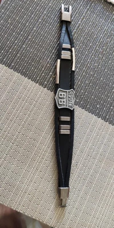 Customer photo review of Bracelet Johnny Hallyday Route 66 - 2 modèles