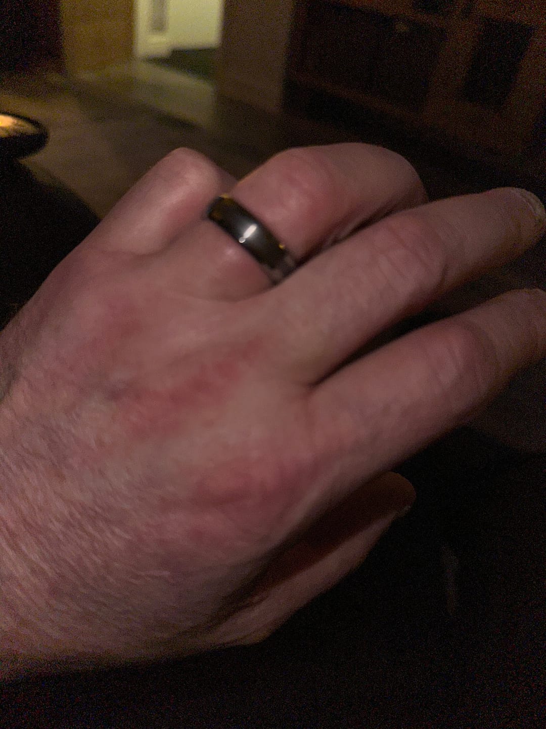 Customer photo review of Brushed 6mm Wonder Ring