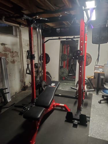 Customer photo review of Major Fitness F22 All-In-One Home Gym Power Rack
