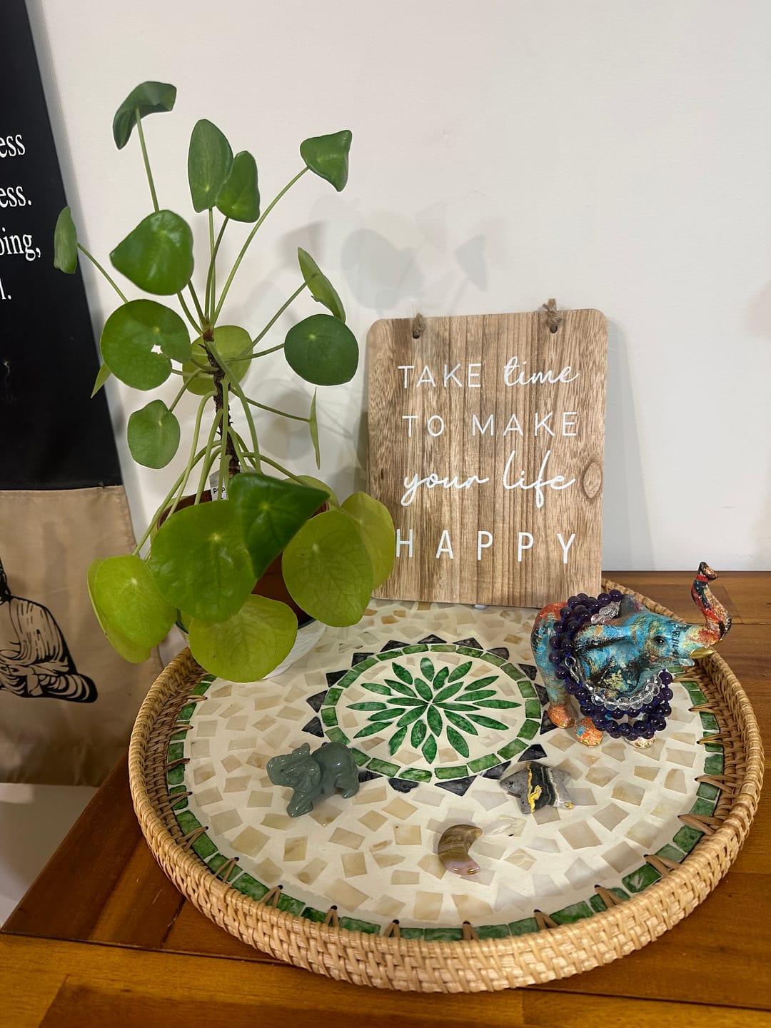 Customer photo review of Oasis Rattan Tray