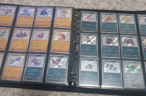 Customer photo review of Lot Cartes Pokémon Full Set SV4a Mini Shiny 129 Cartes