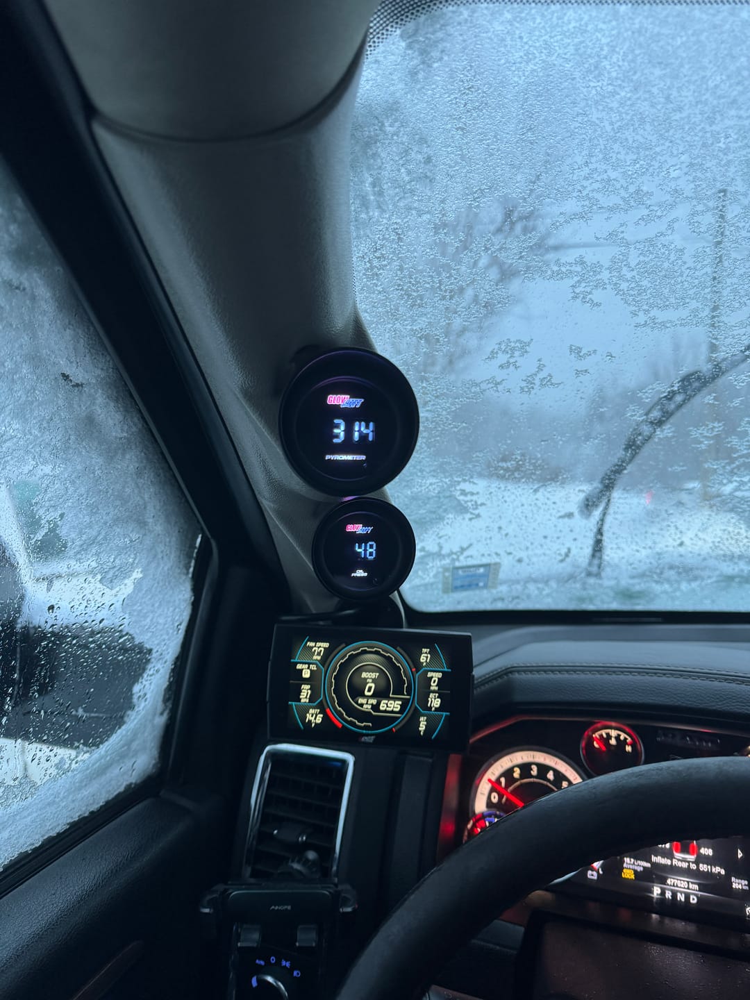 Customer photo review of Universal 2-1/16 CS/CS2/CTS/CTS2 Gauge Pillar Adapter (98004)