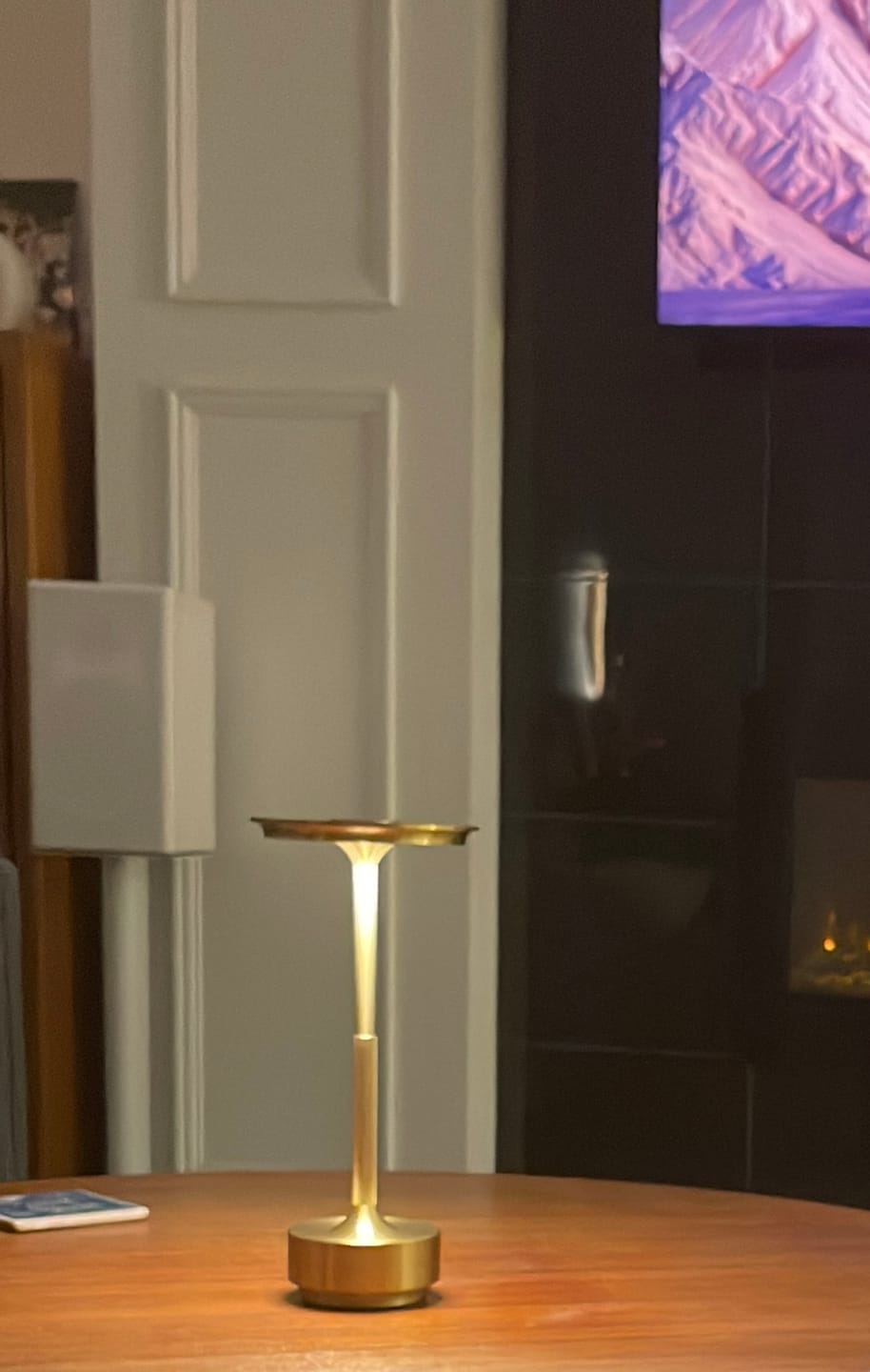 Customer photo review of Ambient™ Metallic Cordless Table Lamp