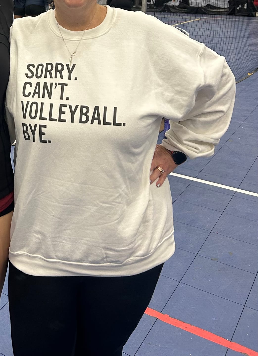 Customer photo review of Sorry Can't Volleyball Bye