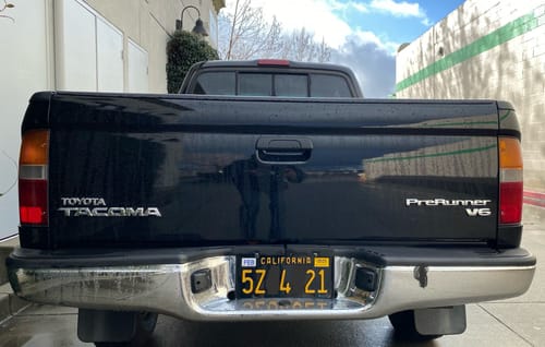 Customer photo review of 1968 CALIFORNIA LICENSE PLATE 6"x12" (156.5mm x 305mm)